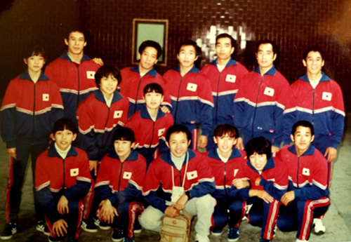 1981年モスクワ世界選手権竹内由佳（当時17歳）※前列左から2人目